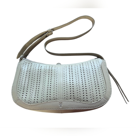 Frye - NEW Genuine Leather Spring/Summer Dainty Stella Baguette Shoulder Bag - Picture 2 of 9